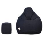 Denim Monster Bean Bag Without Beans - Worldwide Delivery